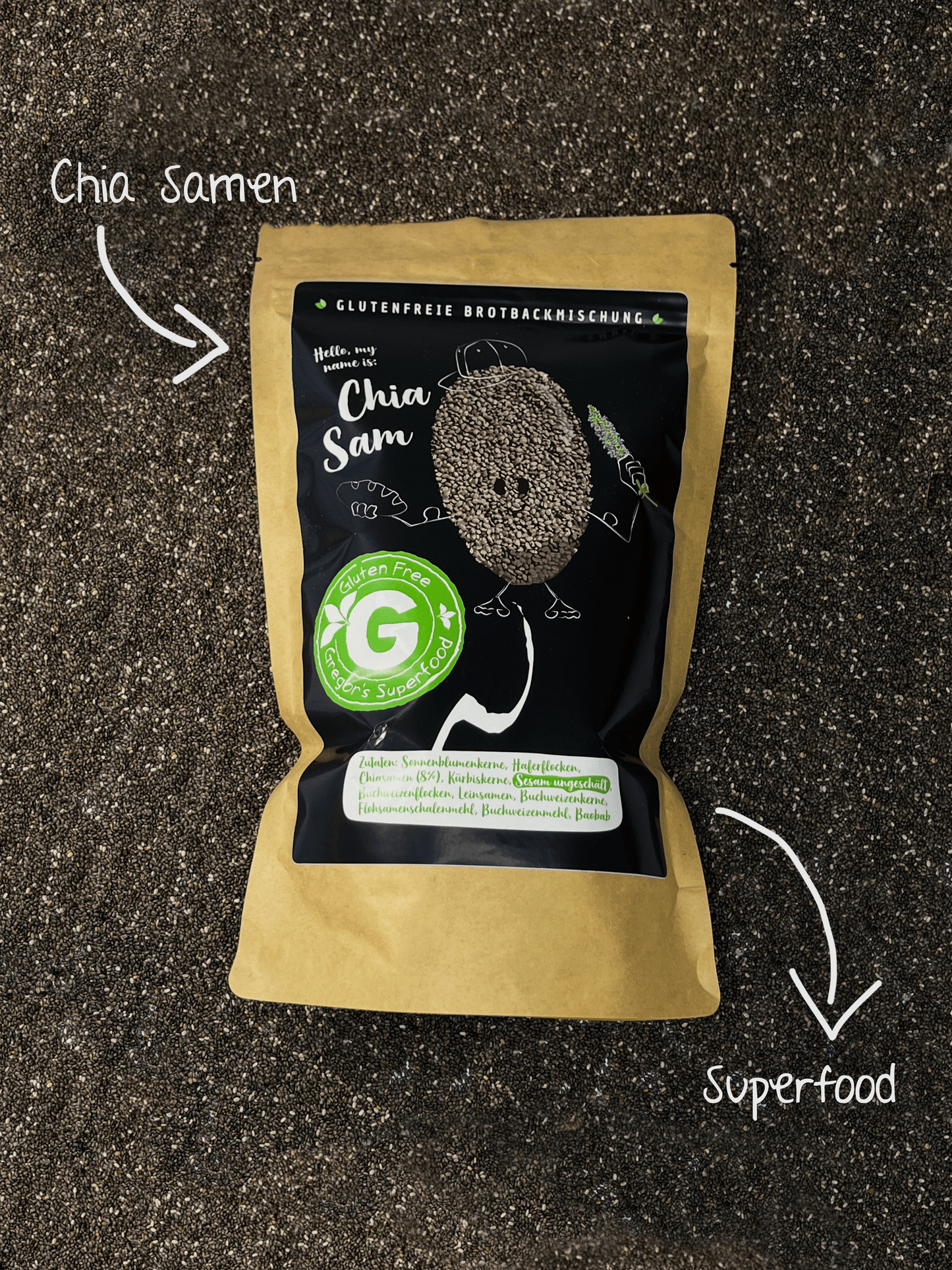 Chia Sam Brotbackmischung