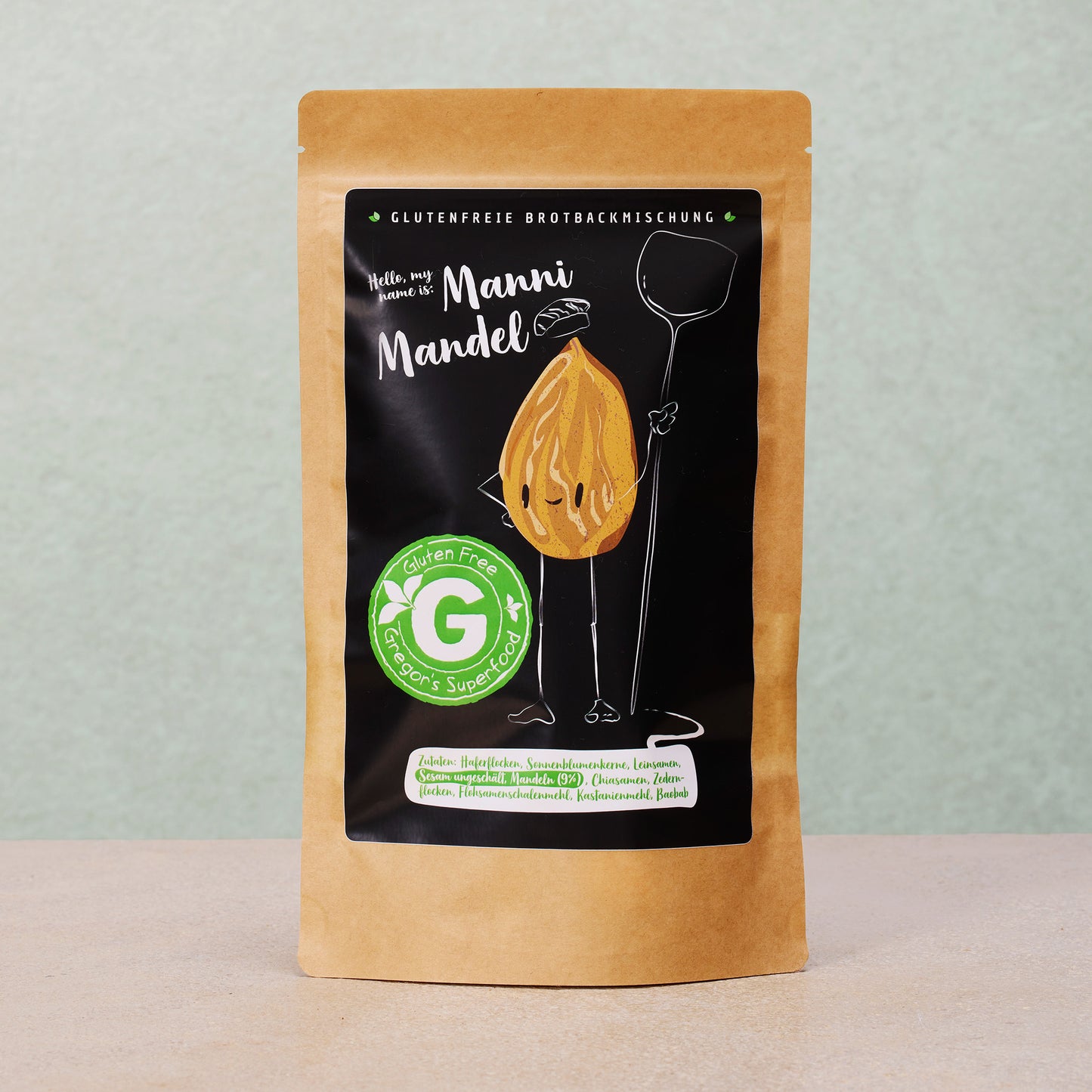 Manni Mandel Brotbackmischung – für 2 Brote